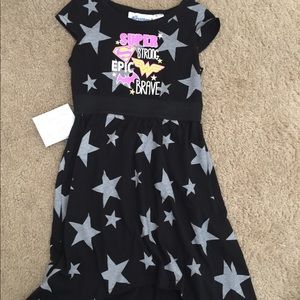 Superhero girls high low dress